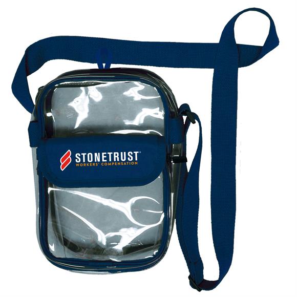 2200 - Waterproof Clear View Crossbody Stadium Bag