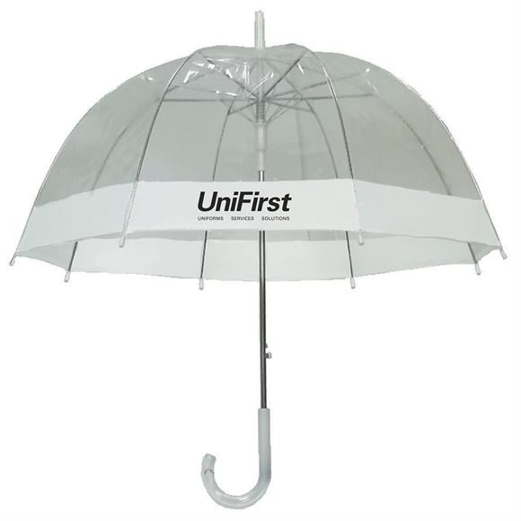 5100 - Clear View Dome Umbrella W/Printable Edge