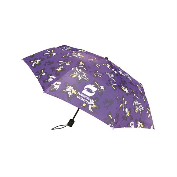 8313 - Hibiscus Print Folding Umbrella